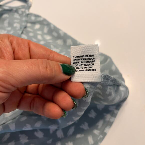 NEW Mine Dusty Mint Spaghetti Strap Tank Top Size Small - Picture 7 of 9